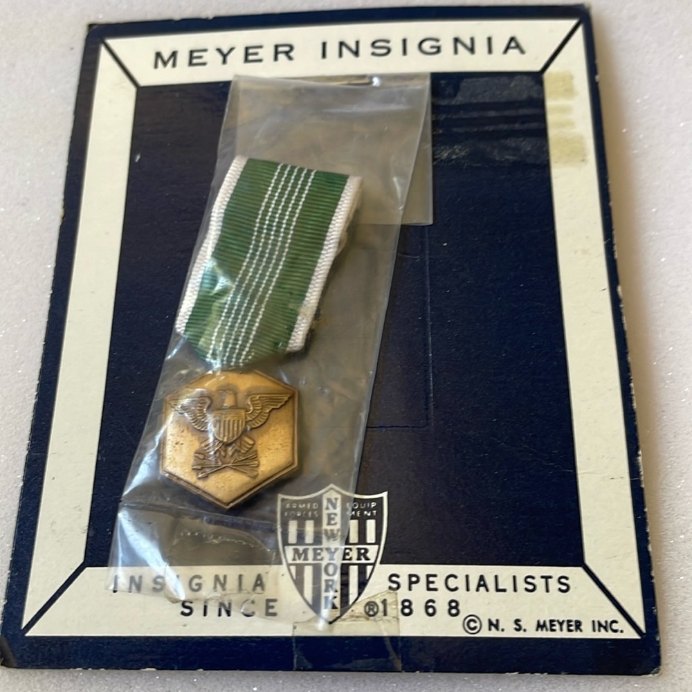 VTG US Army for Military Merit Meyer Insignia metal lapel pin